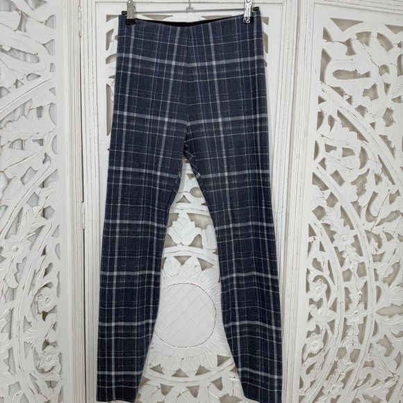 Lysse Blue Plaid Leggings - Picture 1 of 7
